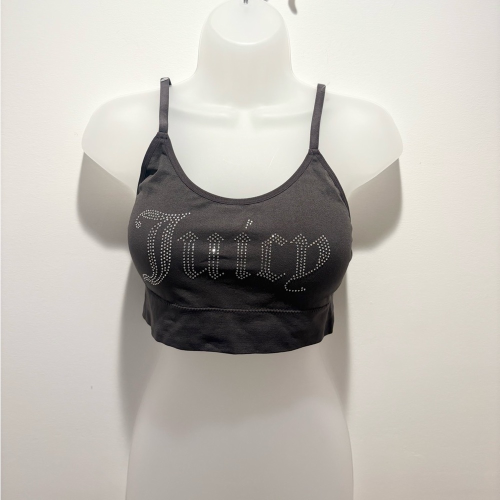 Juicy Couture Gray Sports Bra - Size Large